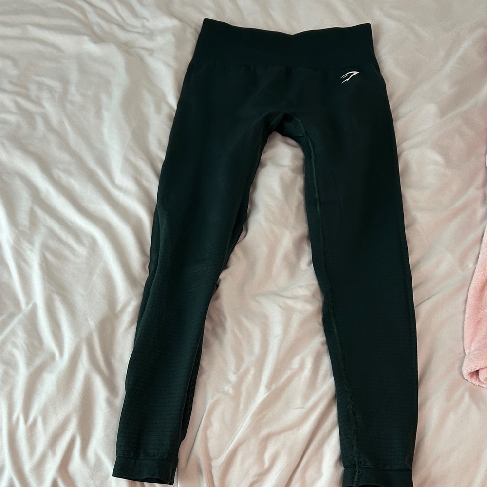 Emerald dark green women’s small Leggings